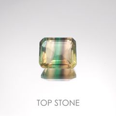 バイカラーフローライト ブラジル産 ルース 7.54ct[20128501]11.9×10.1mm前後