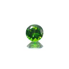 デマントイドガーネット(宝石名デマントイド・ガーネット) ロシア産 0.110ct ソ付(彩珠)[210712093]2.9×2.9mm前後