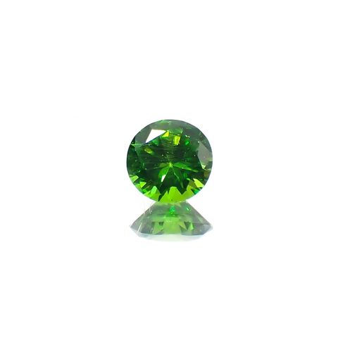 デマントイドガーネット(宝石名デマントイド・ガーネット) ロシア産 0.110ct ソ付(彩珠)[210712093]2.9×2.9mm前後