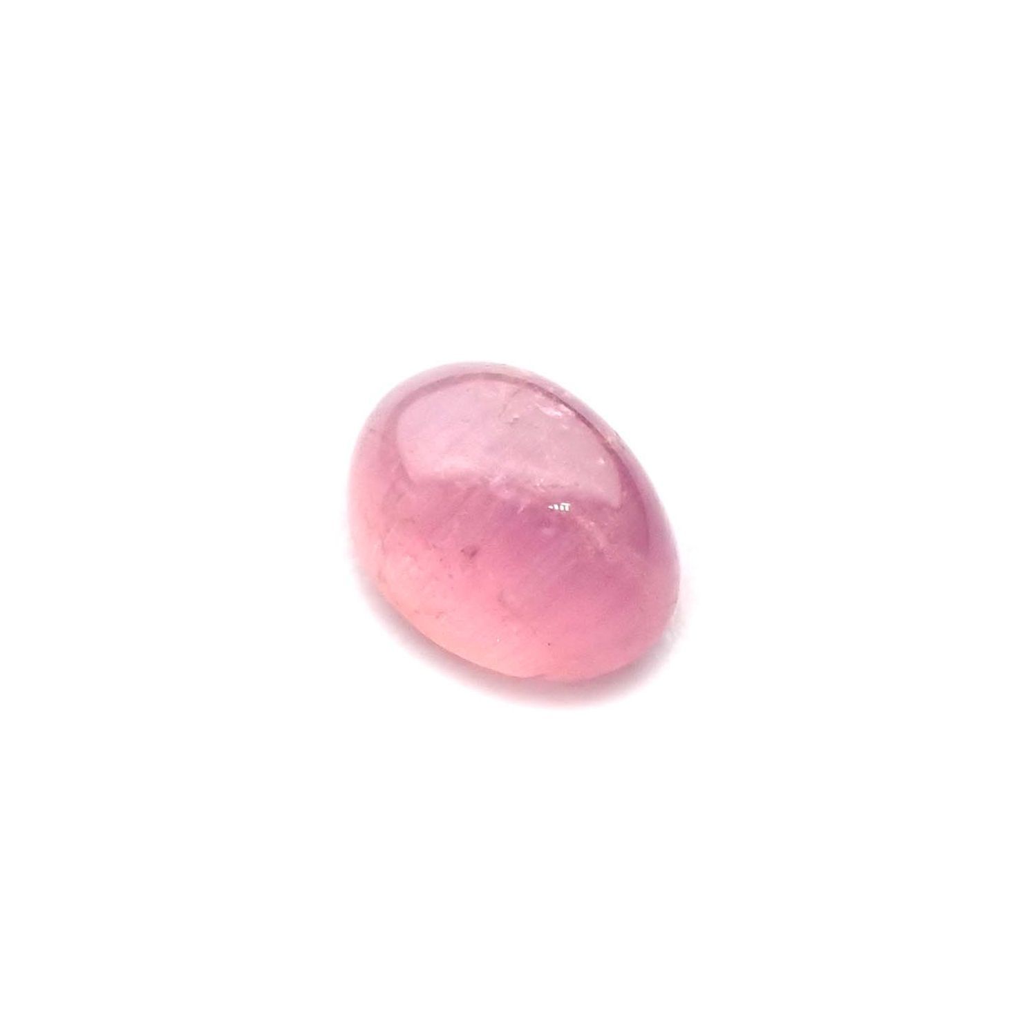 ペツォッタイトキャッツアイ(ラズベリル)(宝石名ペツォッタイト・キャッツアイ) マダガスカル産 0.369ct ソ付(彩珠)[210711980]4.7×3.5mm前後