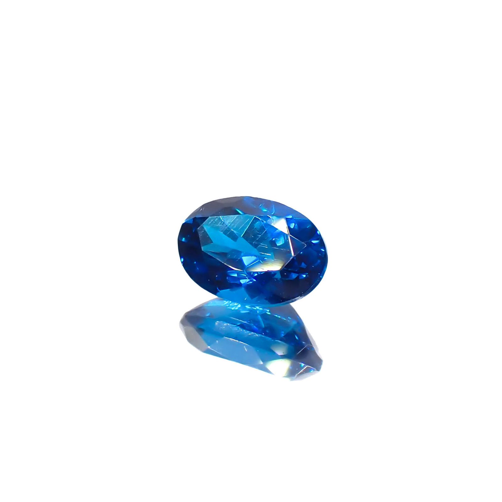 ディープブルーアパタイト  マダガスカル産 0.53ct[230421665]6x4.1mm前後