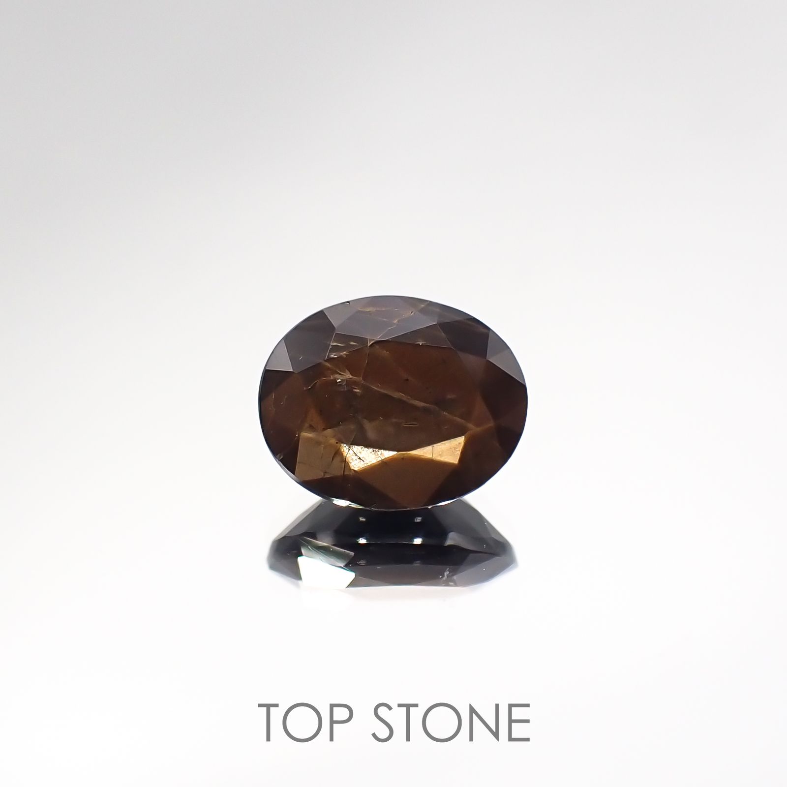 ゴールドシーンサファイア 非加熱(宝石名シーン・サファイア) ケニア産 1.597ct ソ付(彩珠)[210712080]7.6×6.2mm前後