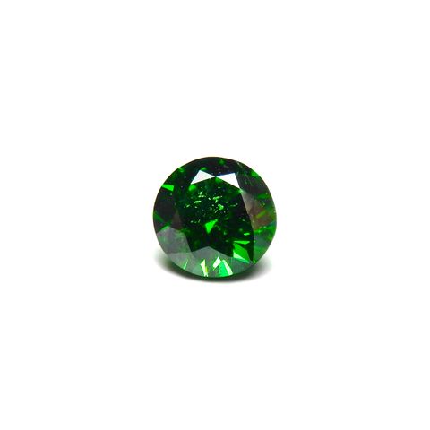 クロムスフェーン(宝石名クロム スフェーン)ロシア産 0.549ct GRJ鑑付[240125830]4.9x4.9mm前後