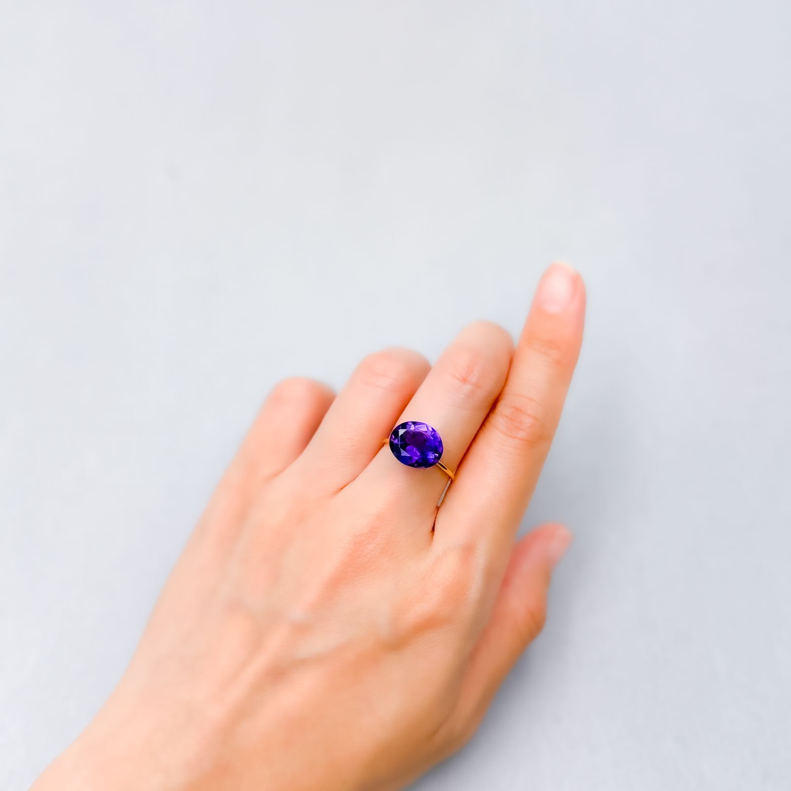 カラーシフトアメジスト ブラジル/ウルグアイ産 3.66ct [250530320]12x10.1mm前後