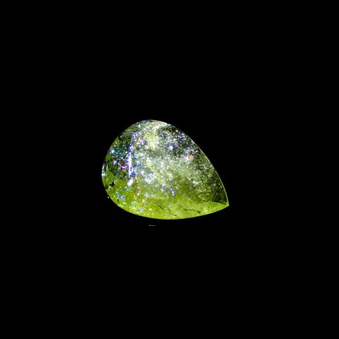 イリデッセンスクロムトルマリン(宝石名トルマリン)ケニア産 5.47ct 識別済[221119088]16.7x12.6mm前後