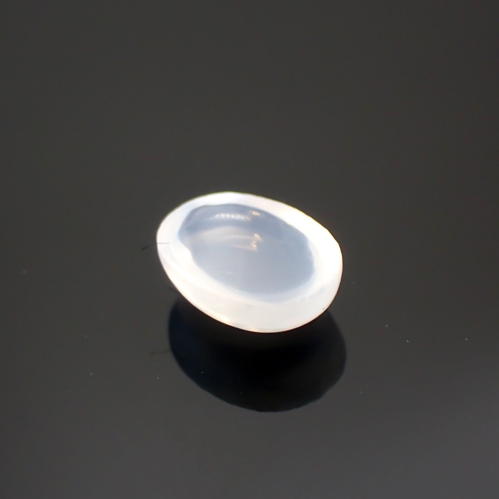 ムーンストーン(宝石名ムーンストーン) インド/スリランカ産 1.01ct 識別済[210812756]8×6mm前後