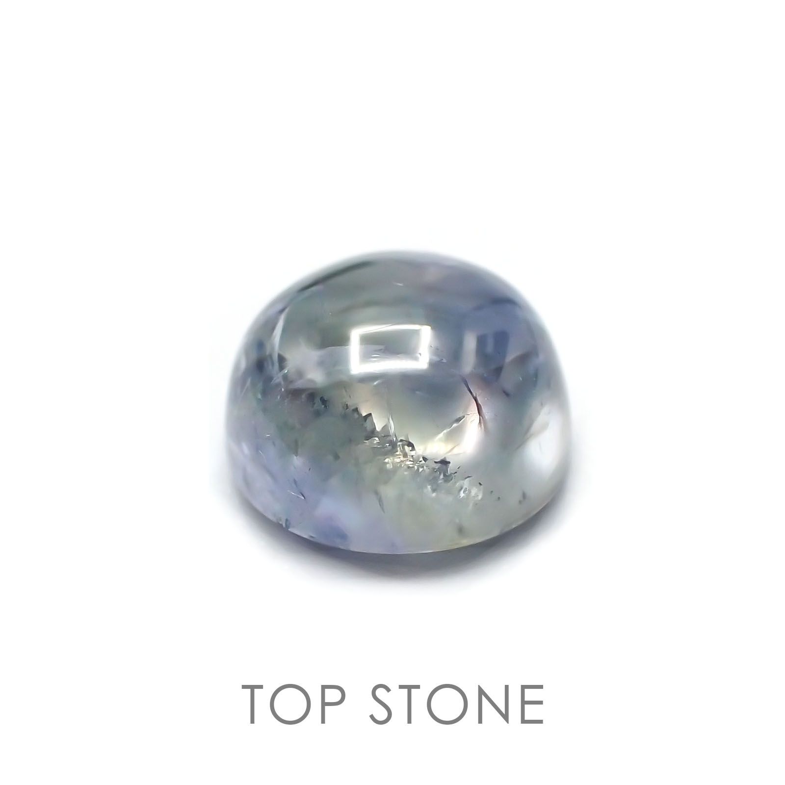 バイカラータンザナイト(ゾイサイト) 非加熱 タンザニア産 ルース 2.79ct[21038537]8×7.9mm前後