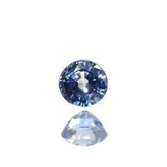 アイスブルーサファイア(宝石名サファイア)スリランカ/マダガスカル産 0.35ct 識別済[220515973]3.9x3.8mm前後