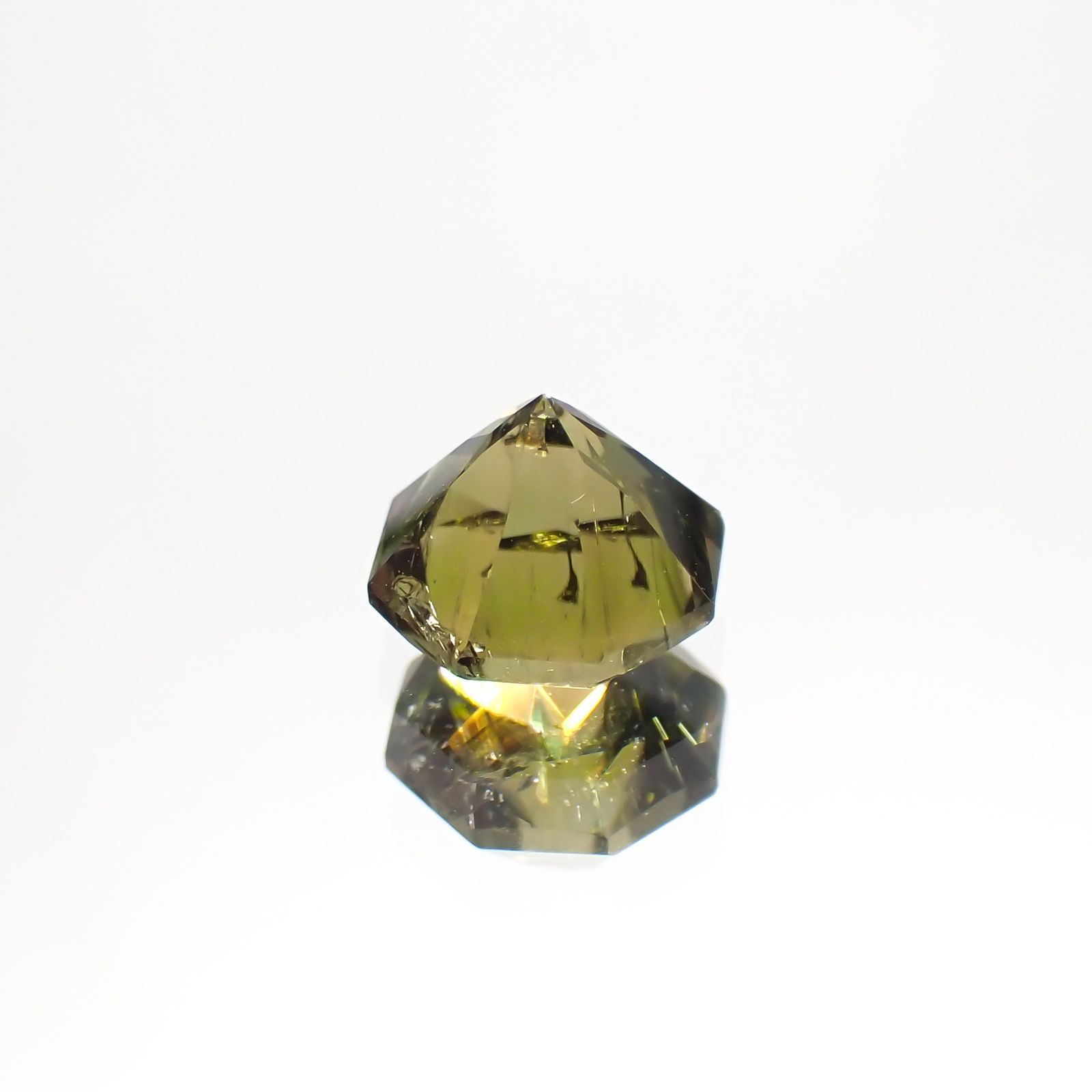 ◇オクタゴンカット◇ブラウントルマリン SA(宝石名トルマリン)ブラジル/アフリカ産 1.112ct ソ付(彩珠)[231124218]6.1x6.1mm前後