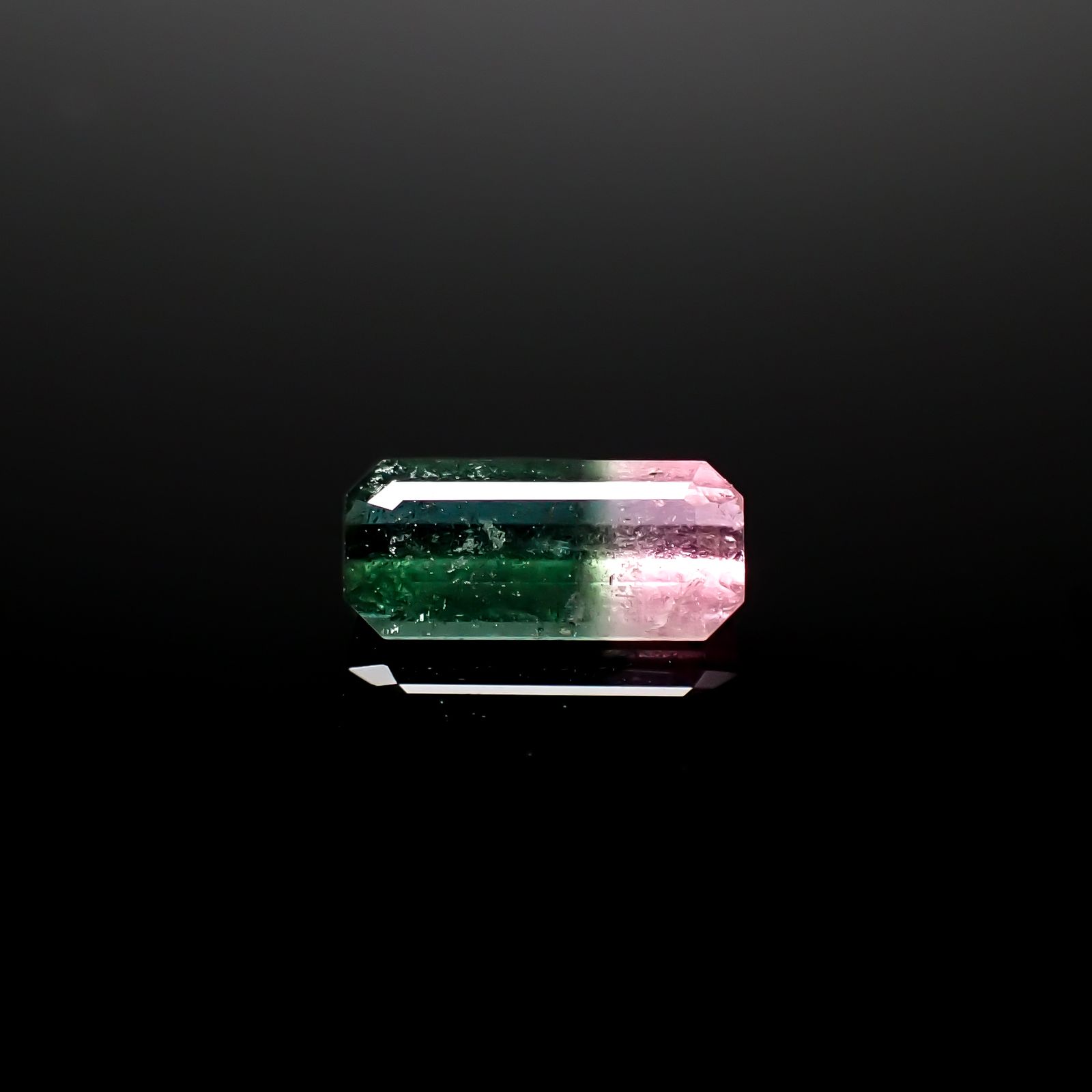 バイカラートルマリン アフガニスタン産 0.62ct[240929144]7.7x3.4mm前後