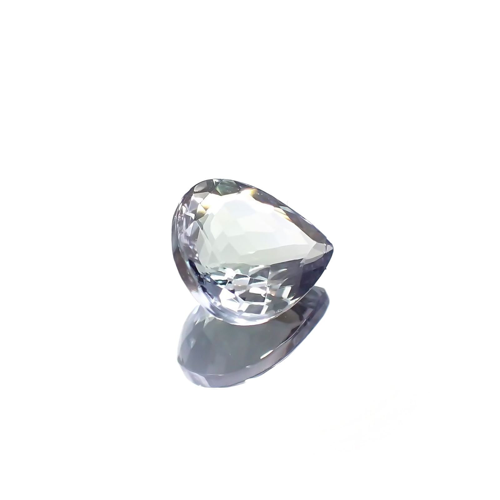 パーティカラータンザナイト(宝石名パーティカラード・ゾイサイト) タンザニア産 ソ付(彩珠) 1.342ct / 7.8x7.1mm前後 [210711816]