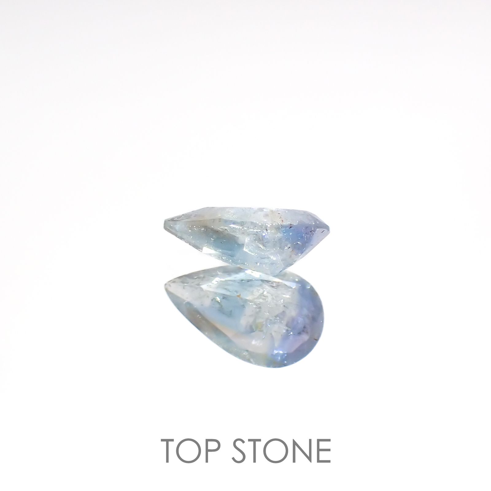 ジェレメジェバイト(宝石名エレメジェバイト)ナミビア産 0.799ct ソ付(彩珠)[220616454]8.3x5.1mm前後