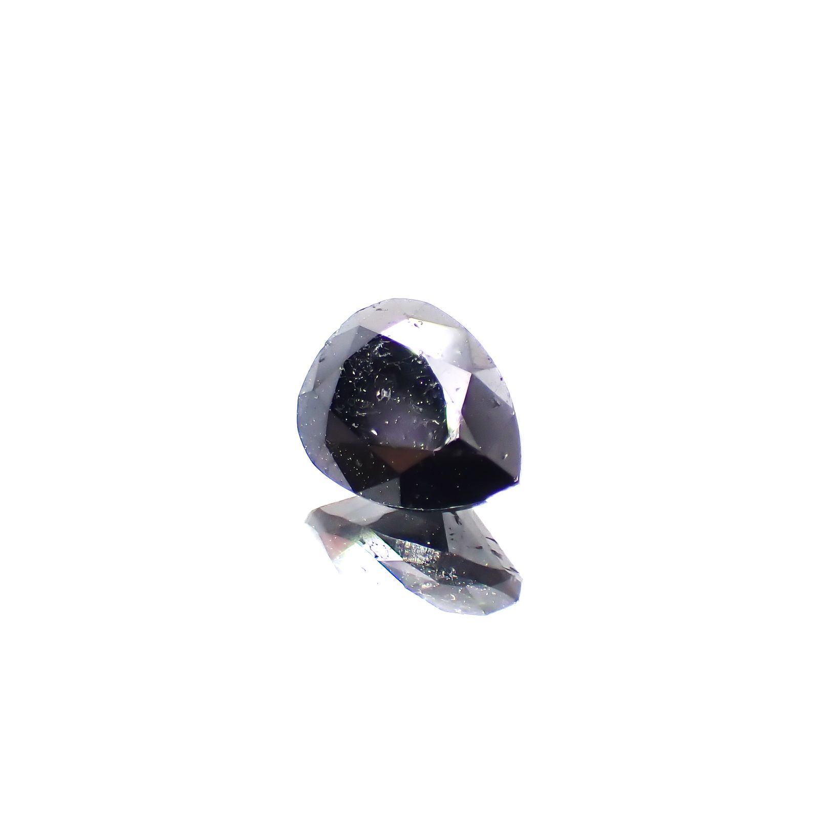 ブラックダイヤモンド(宝石名ダイアモンド)ジンバブエ産 1.31ct 識別済[240928905]8x6.1mm前後