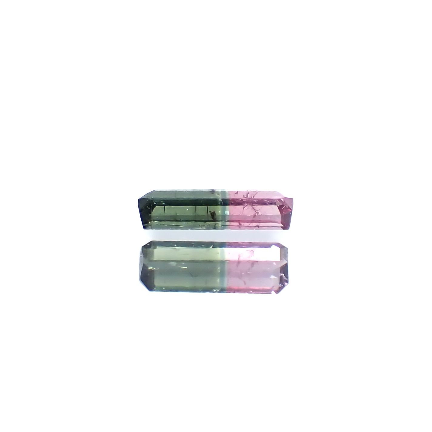 バイカラートルマリン アフガニスタン産 0.22ct [250329962]6.6x2.2mm前後