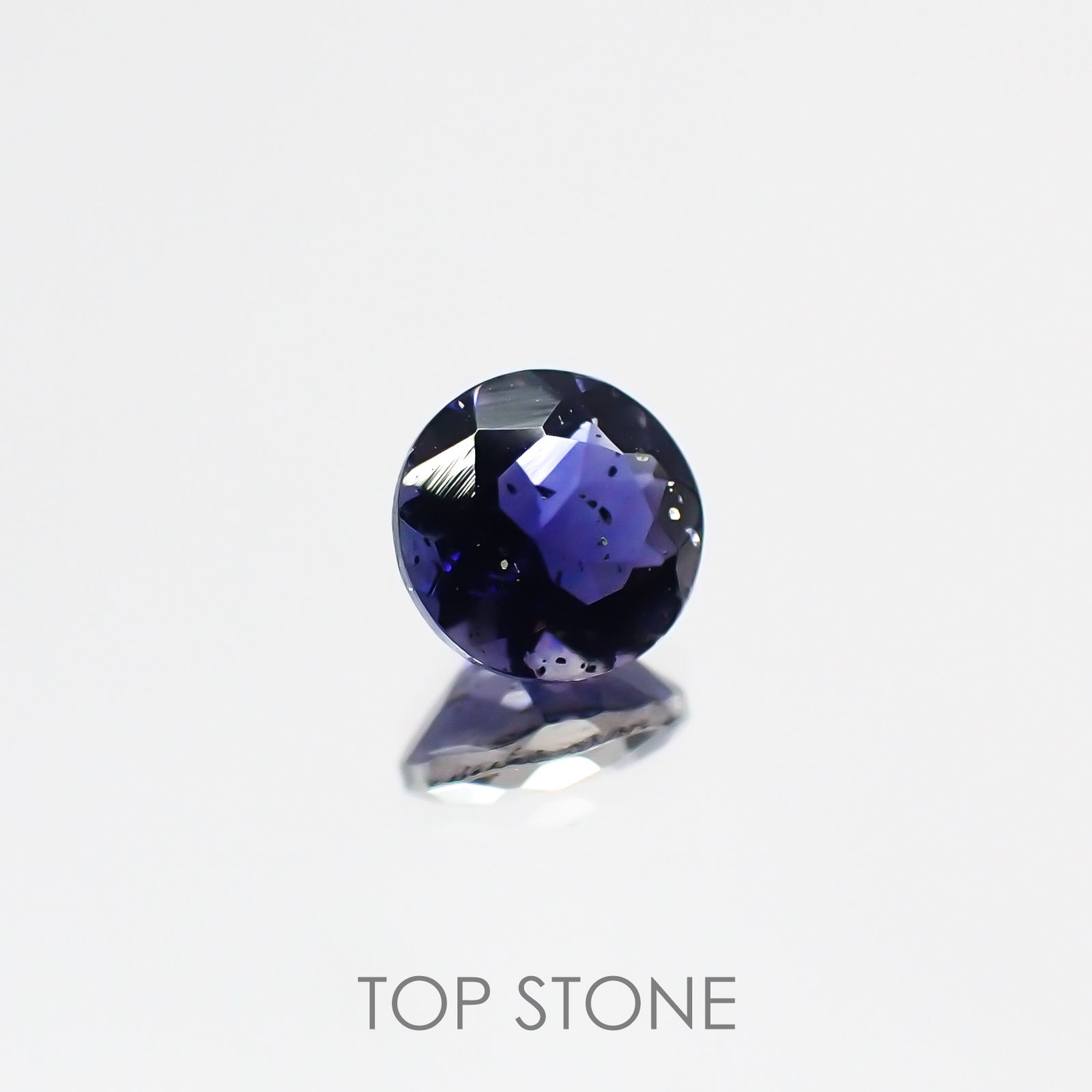 アイオライトサンストーン インド・ブラジル産 ルース 0.39ct[210611097]5×5mm前後