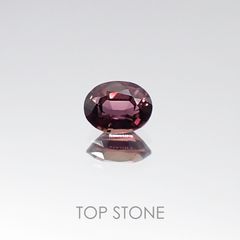 カラーチェンジサファイア非加熱(宝石名サファイア) タンザニア産 0.36ct 識別済[20106026]4.7×3.6mm前後