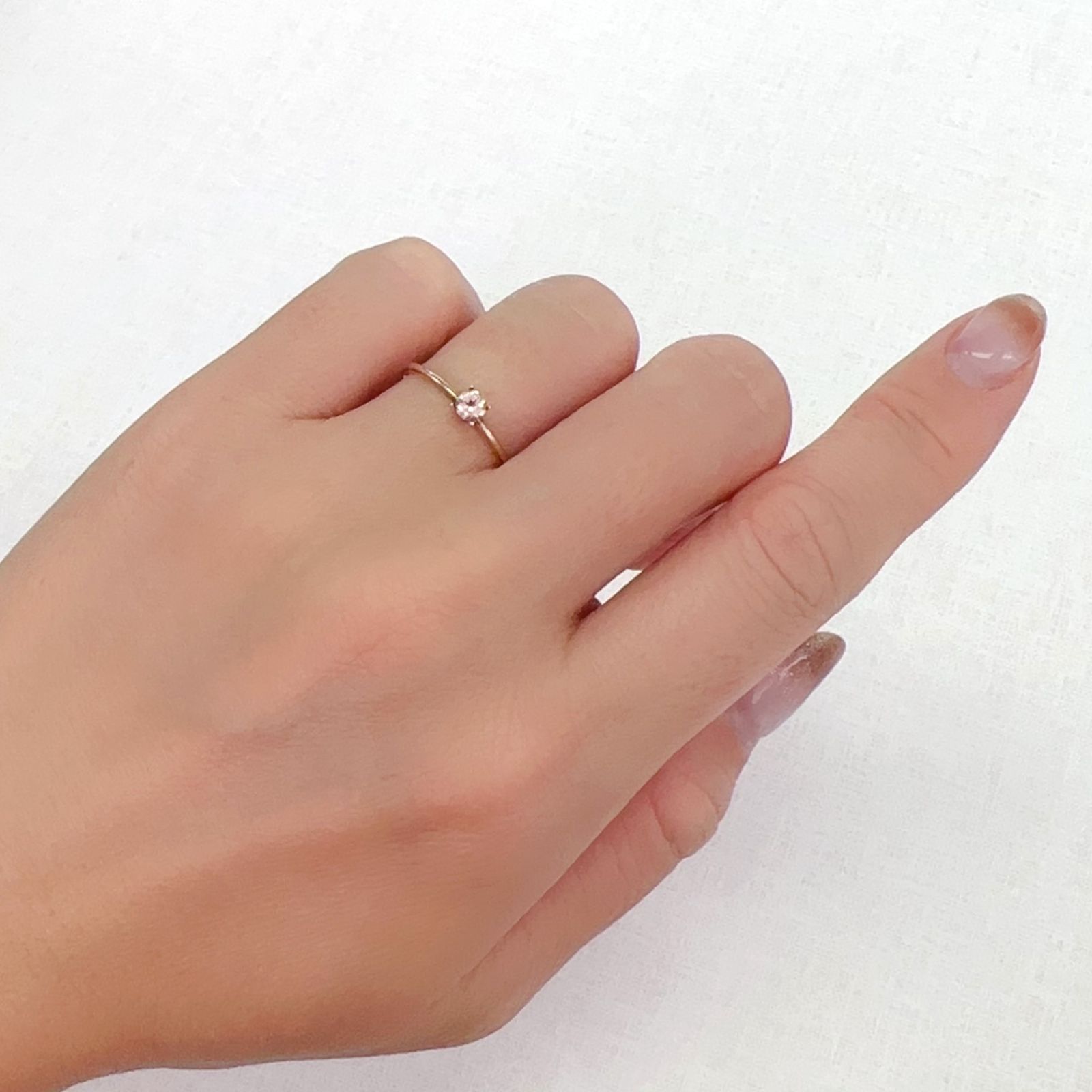 インペリアルトパーズ ブラジル産 0.16ct[230923511]3.3x3.3mm前後