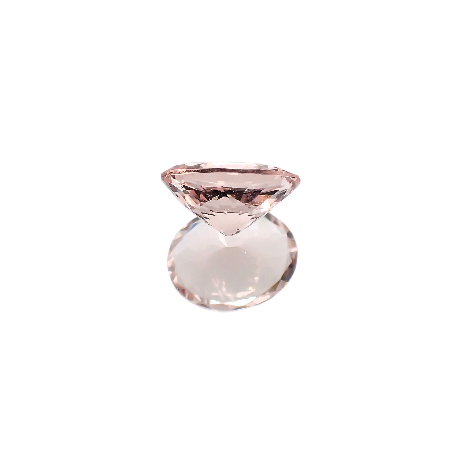 モルガナイト(宝石名モルガナイト) ナイジェリア産 2.144ct ソ付(日独)[210510835]10.2×8.1mm前後