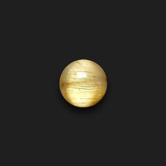 ルチルクオーツキャッツアイ ブラジル産 2.85ct[240427343]7.9x7.9mm前後