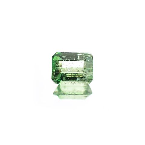 バイカラーツァボライト(宝石名グリーン グロッシュラー・ガーネット) タンザニア産 1.19ct 識別済[210711908]6.5×5mm前後