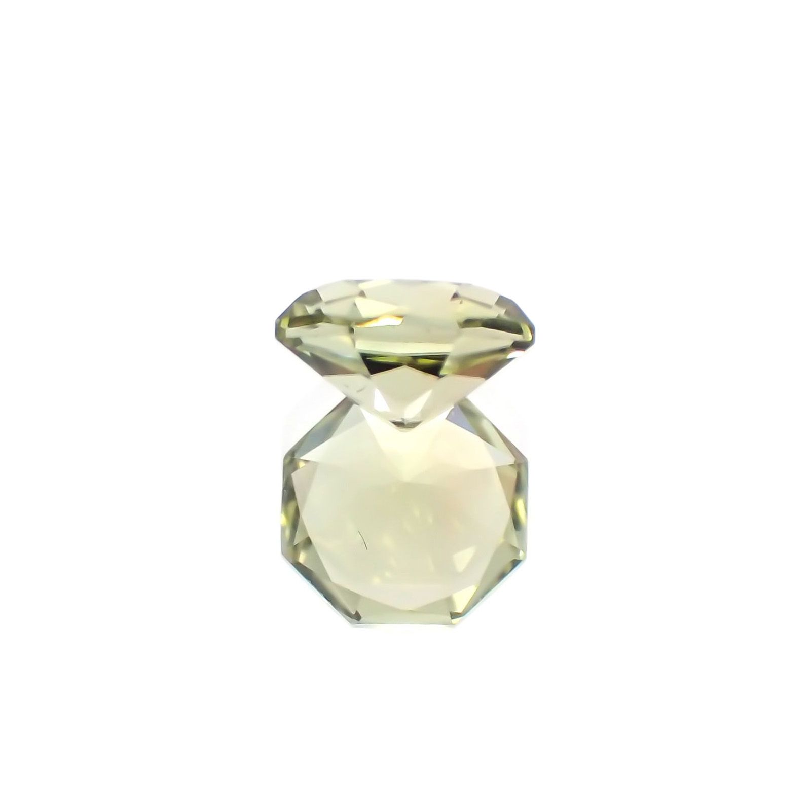 ◇オクタゴンカット◇グリーントルマリン(宝石名グリーン・トルマリン)ブラジル産 識別済 0.49ct / 5.1x5.1mm前後 [231124200]