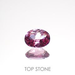 カラーシフトマラヤガーネット(宝石名ガーネット)タンザニア産 0.51ct 識別済[220115020]5.4x4mm前後