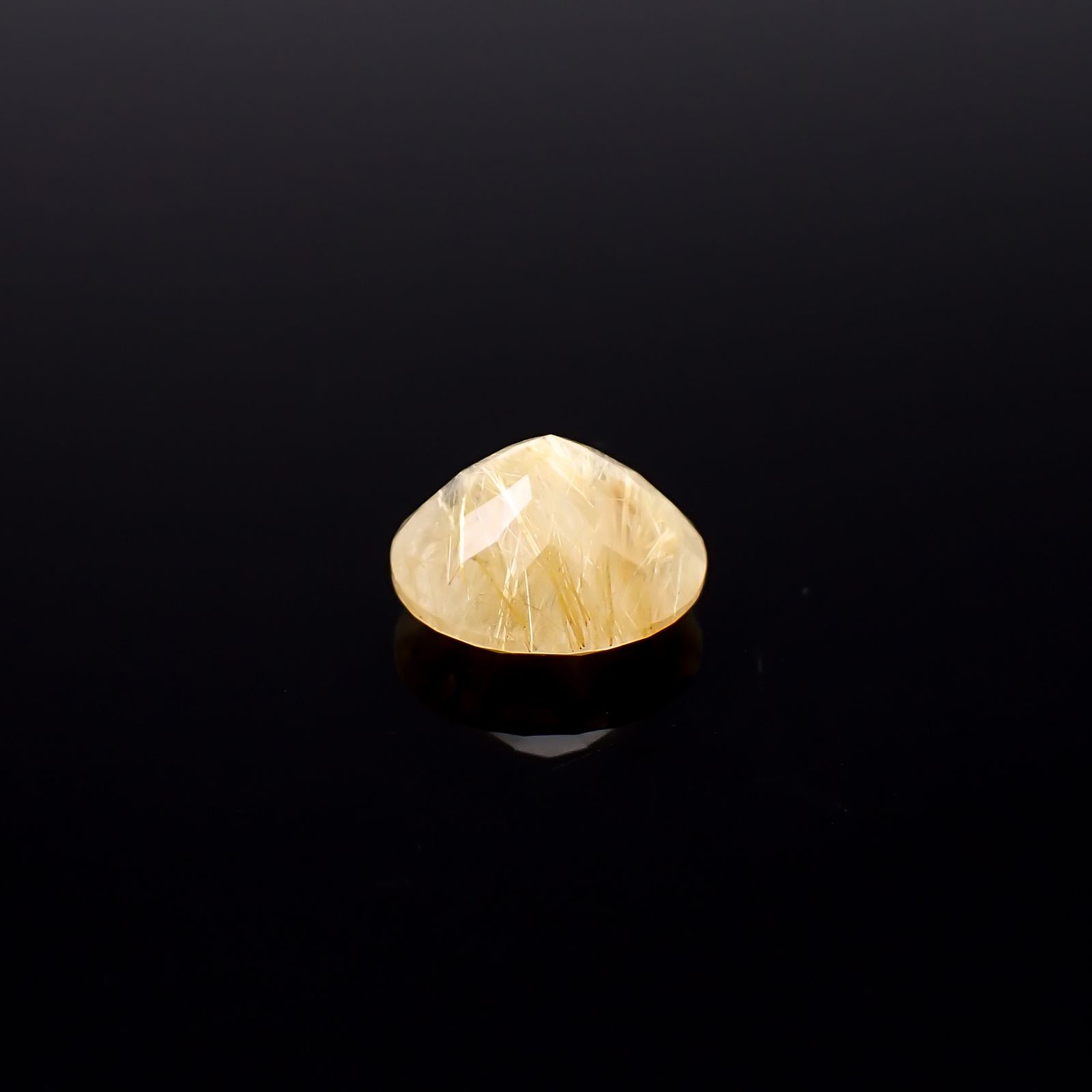 ルチルクォーツ ブラジル産 4.35ct / 10.9x10.9mm前後 [260732405]