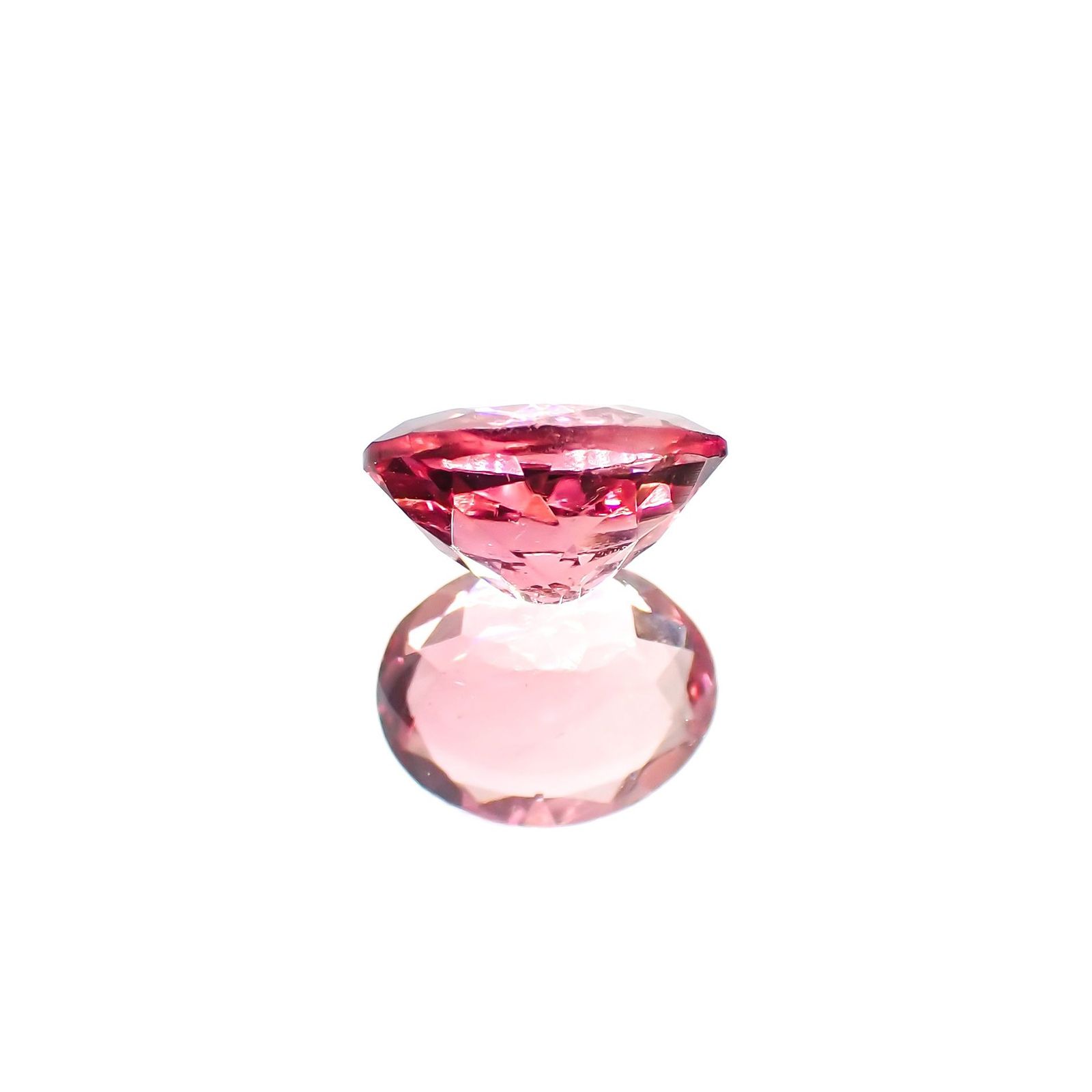 ピンクトルマリン(宝石名ピンク・トルマリン) コンゴ民主共和国産 1.90ct 識別済[251013594]9×7.1mm前後