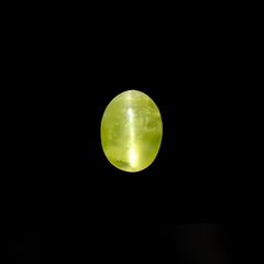 クリソベリルキャッツアイ スリランカ産 0.46ct[221018248]4.9x3.8mm前後