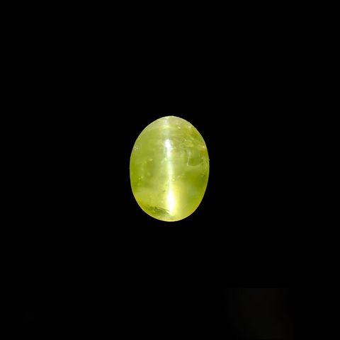 クリソベリルキャッツアイ スリランカ産 0.46ct[221018248]4.9x3.8mm前後