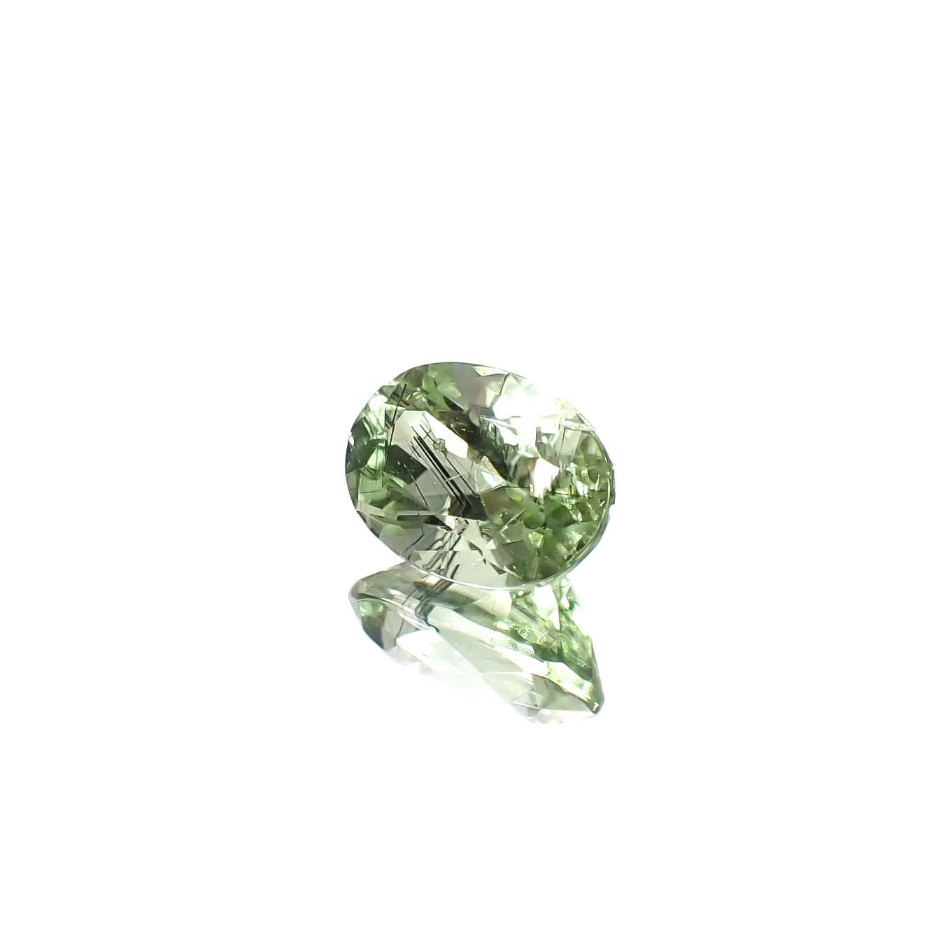 ルドウィジャイトインペリドット パキスタン産 1.57ct[240728520]8.2x6mm前後