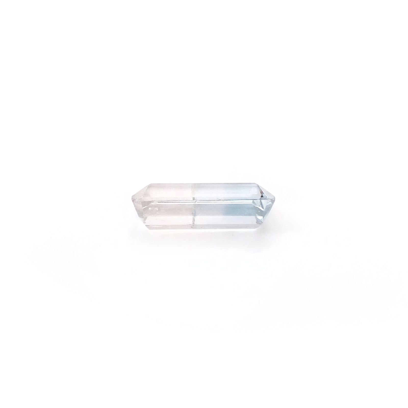 バイカラートパーズ 非加熱 ブラジル産 3.42ct / 11.4x7mm前後 [260331800]