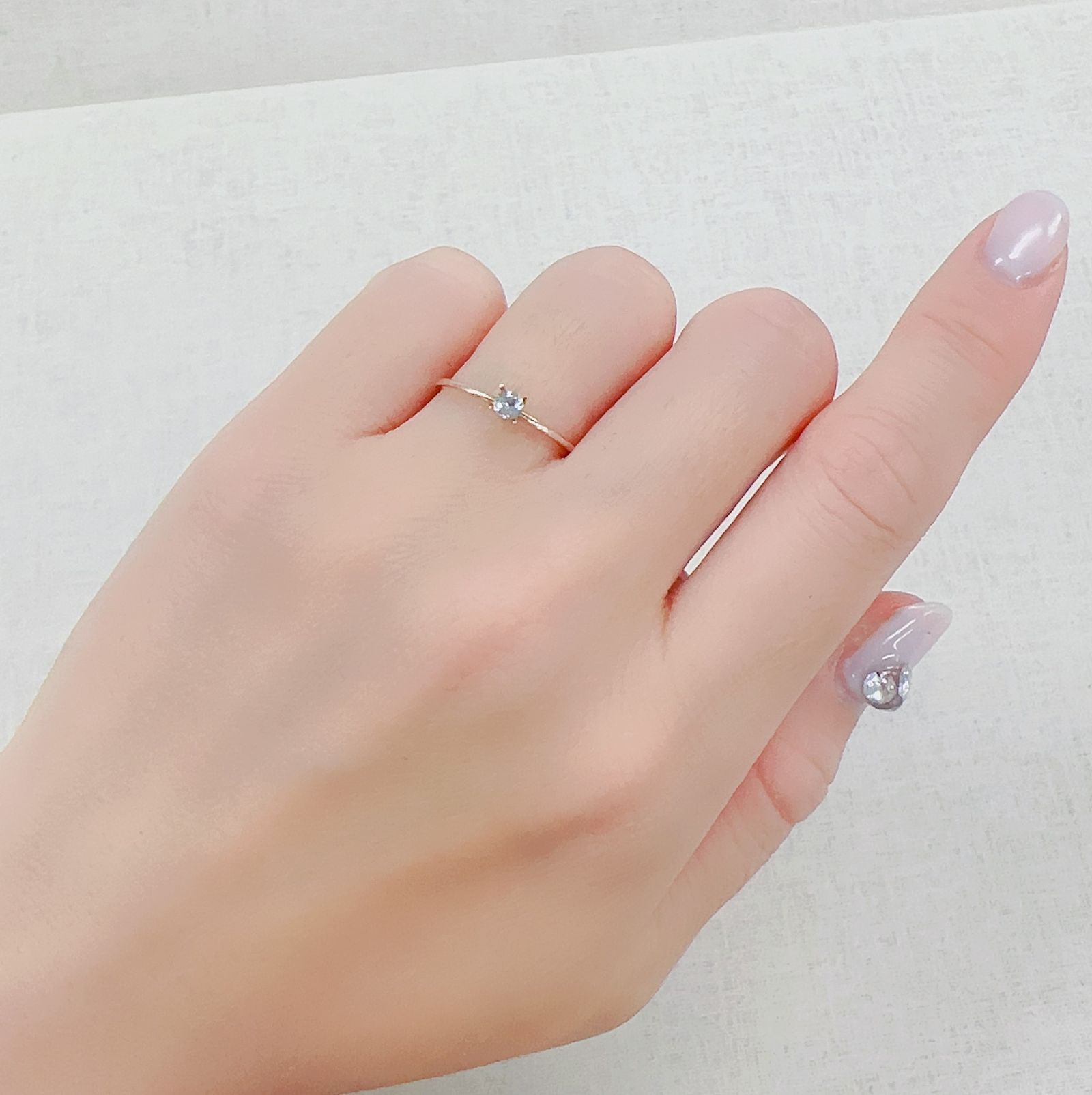 リューコガーネット ビルマ産 0.16ct[230421417]3.1x3.1mm前後