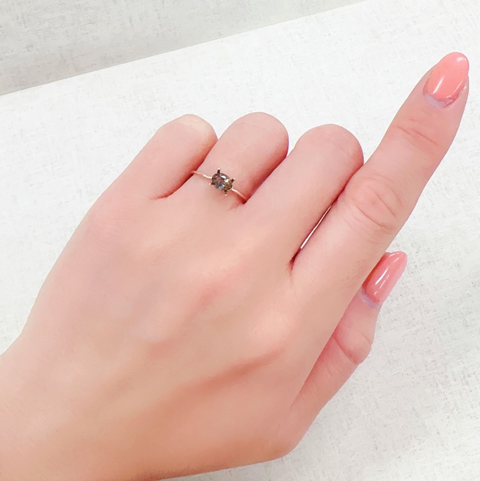 ブルーティント アキシナイト パキスタン産 0.46ct[230321053]5.3x4.1mm前後