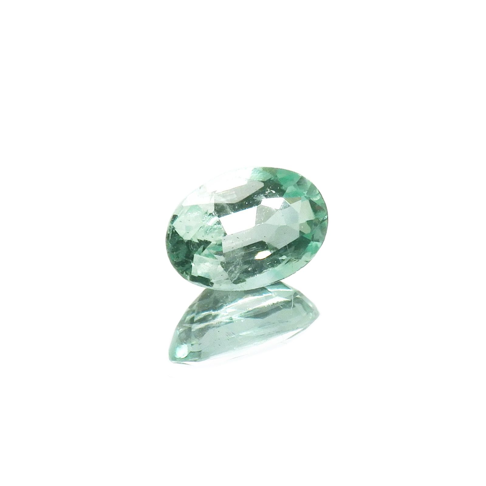 パステルカラーエメラルド コロンビア/ブラジル産 0.33ct [250817235]5.7x3.9mm前後