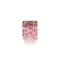 ◇甲州貴石切子Plus Three◇バイカラートルマリン カード付き コンゴ産 1.70ct[231225073]7.7x6.3mm前後