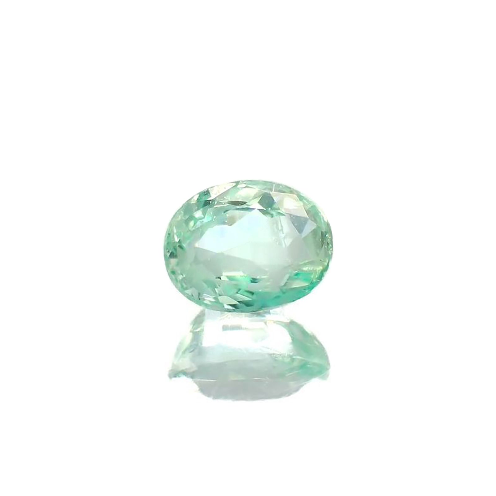 パステルカラーエメラルド コロンビア産 0.35ct [250817226]5x3.9mm前後