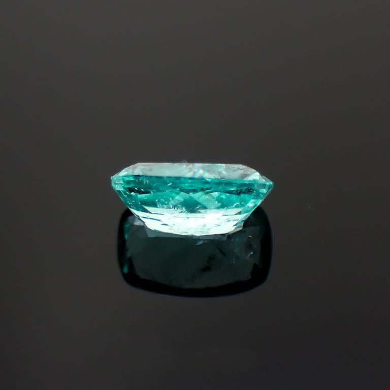 パライバトルマリン(宝石名トルマリン/別名パライバ・トルマリン)ブラジル産 0.487ct ソ付(宝貴協)[221018780]6x4mm前後