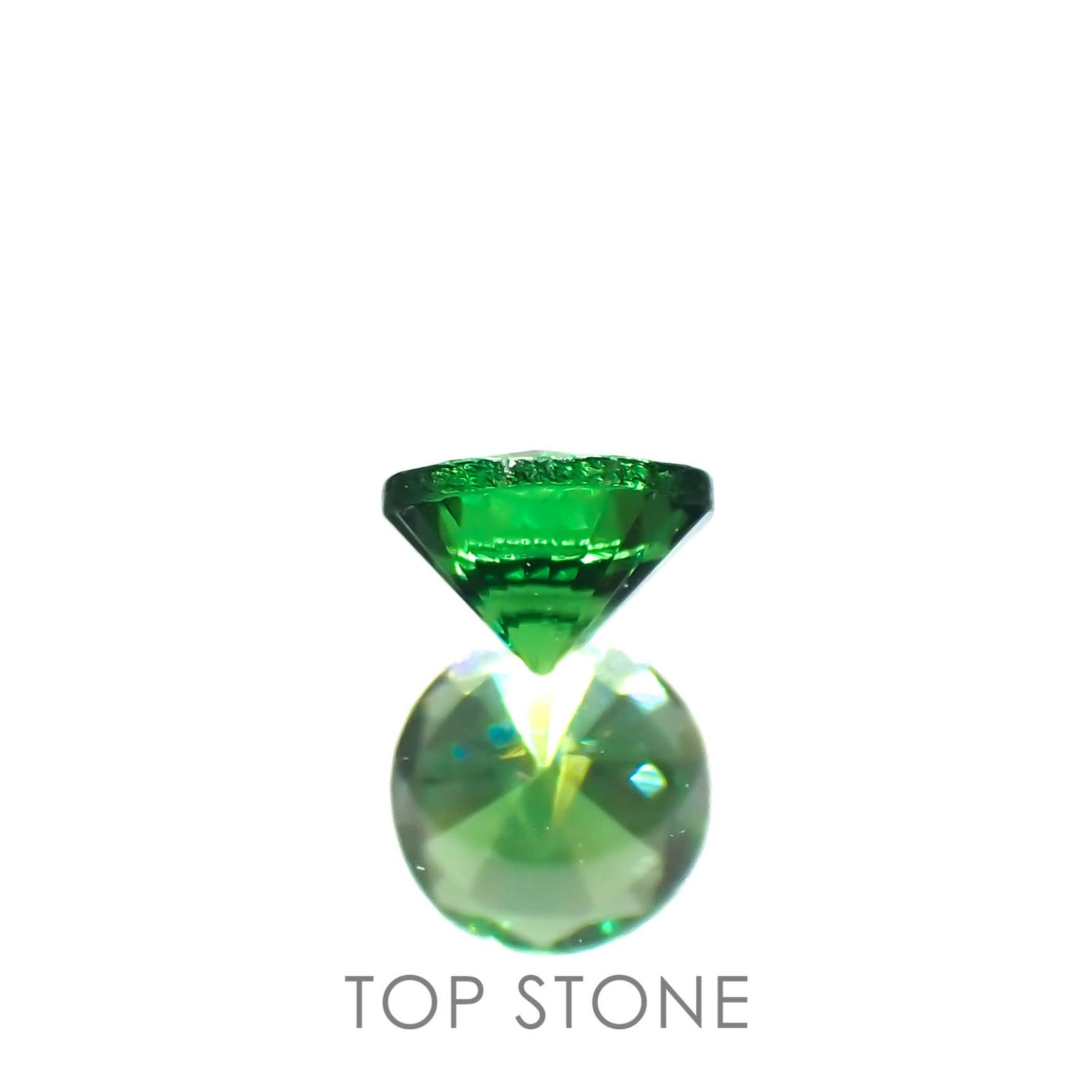 ツァボライト(宝石名ガーネット)タンザニア産 0.12ct 識別済[230120288]3x3mm前後
