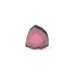 ウォーターメロントルマリン 原石スライス(宝石名トルマリン)ブラジル産 2.47ct 識別済[231023932]7.1x8.4mm前後