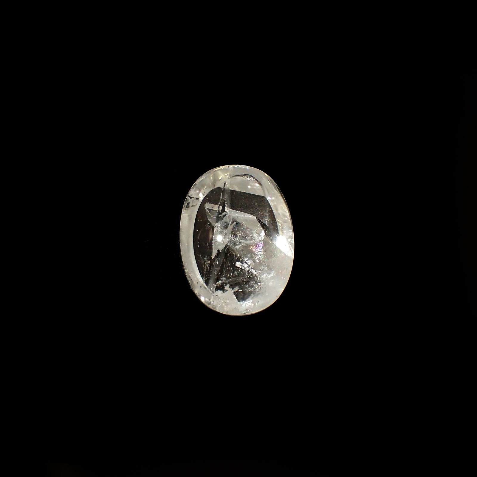 マニフェストインクォーツ ブラジル産 41.60ct[240125662]26.4x20mm前後