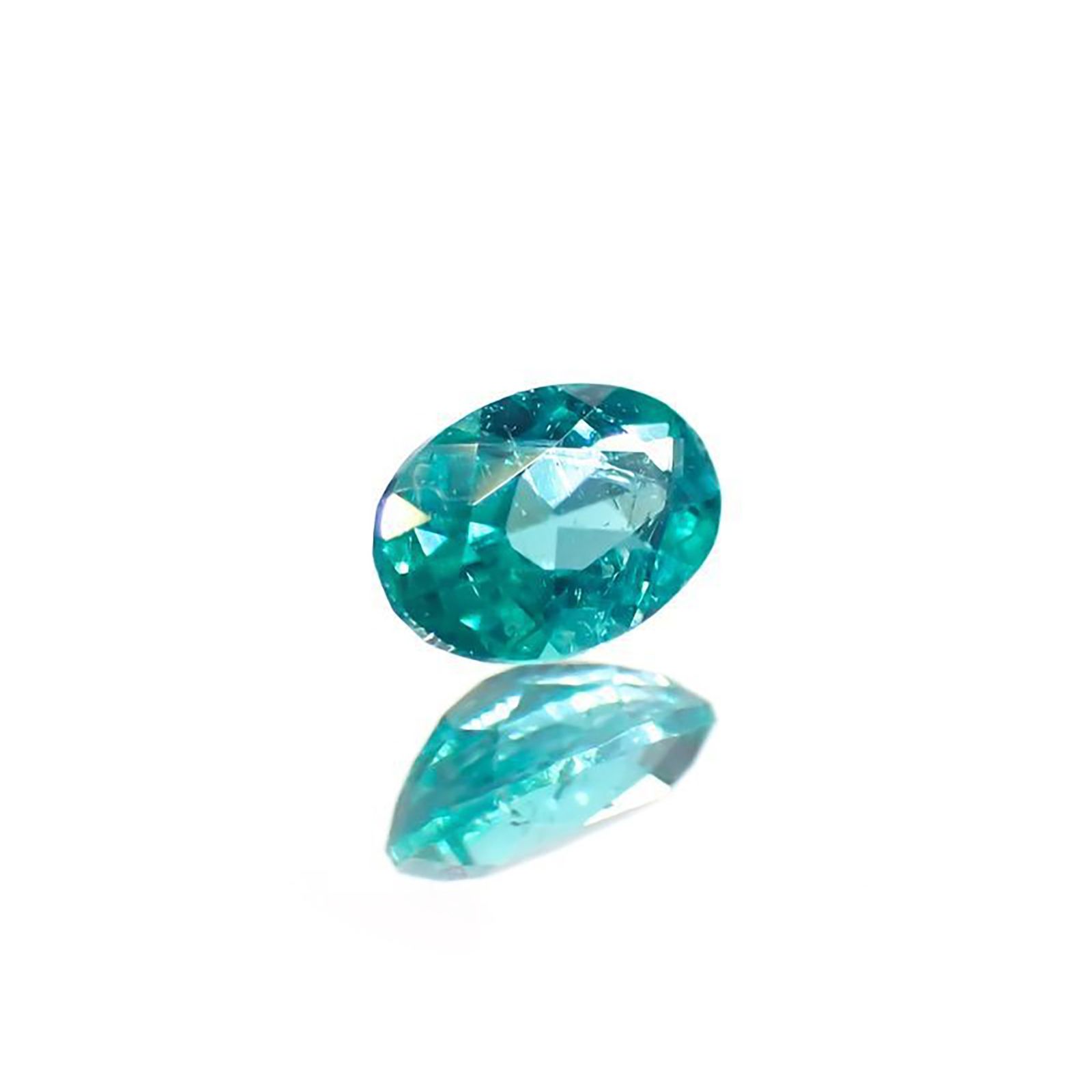 パライバトルマリン(宝石名トルマリン/別名パライバ・トルマリン)ブラジル産 識別済 0.083ct / 3.3x2.2mm前後 [221018775]