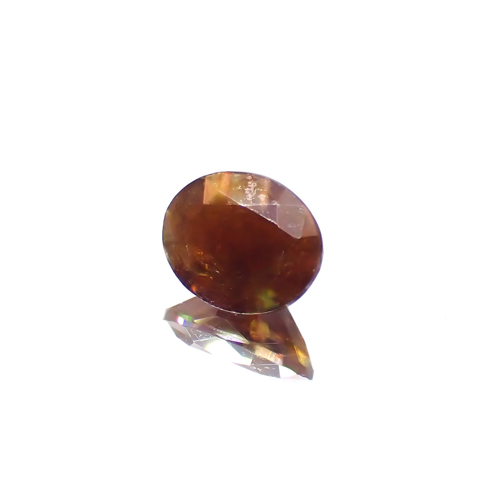 奈良県 川迫鉱山　レインボーガーネット 群晶 約33g レインボーガーネット 日本・奈良県産 1.02ct[240223305]6.6x5