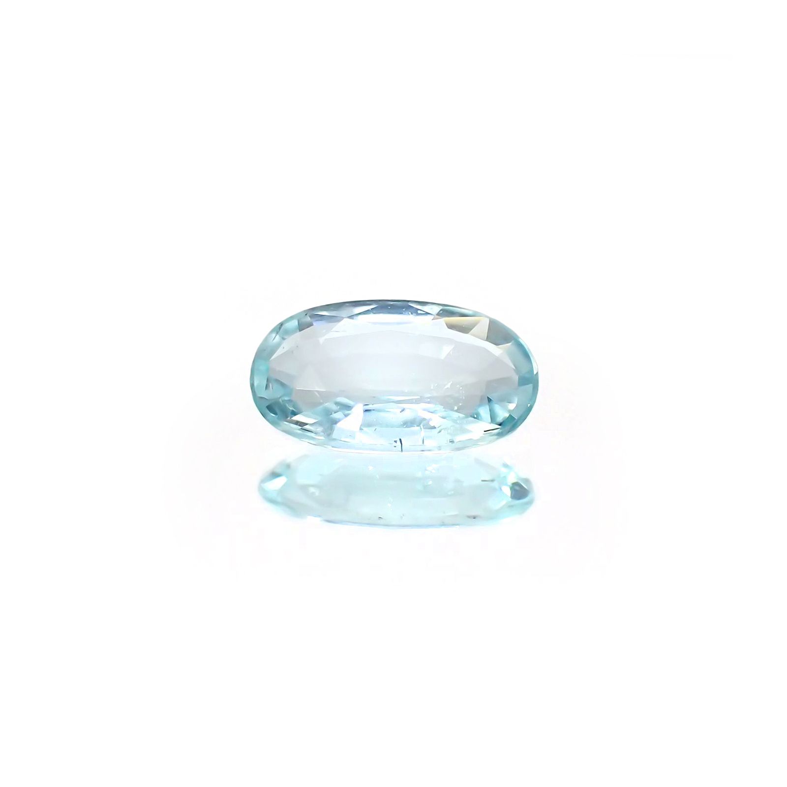 パライバトルマリン(宝石名トルマリン/別名パライバ・トルマリン)モザンビーク産 識別済 0.65ct / 7.9x4.7mm前後 [230421884]