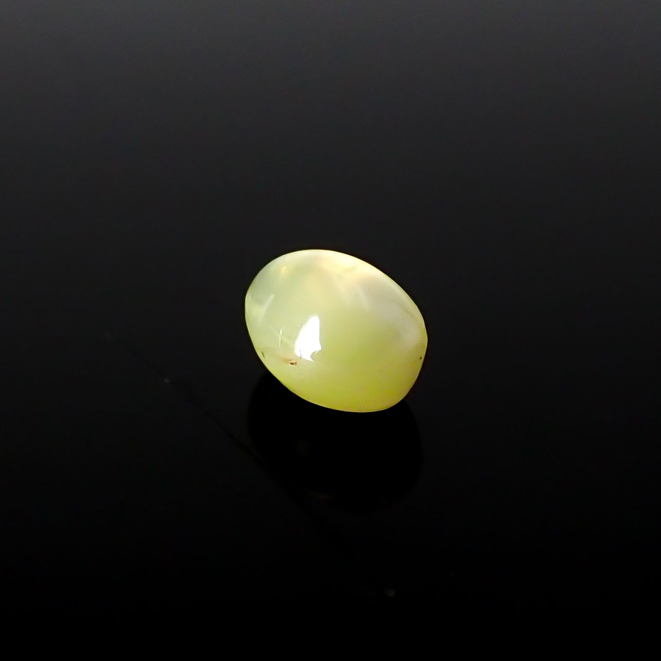 クリソベリルキャッツアイ スリランカ産 1.36ct[240226114]6.5x4.4mm前後