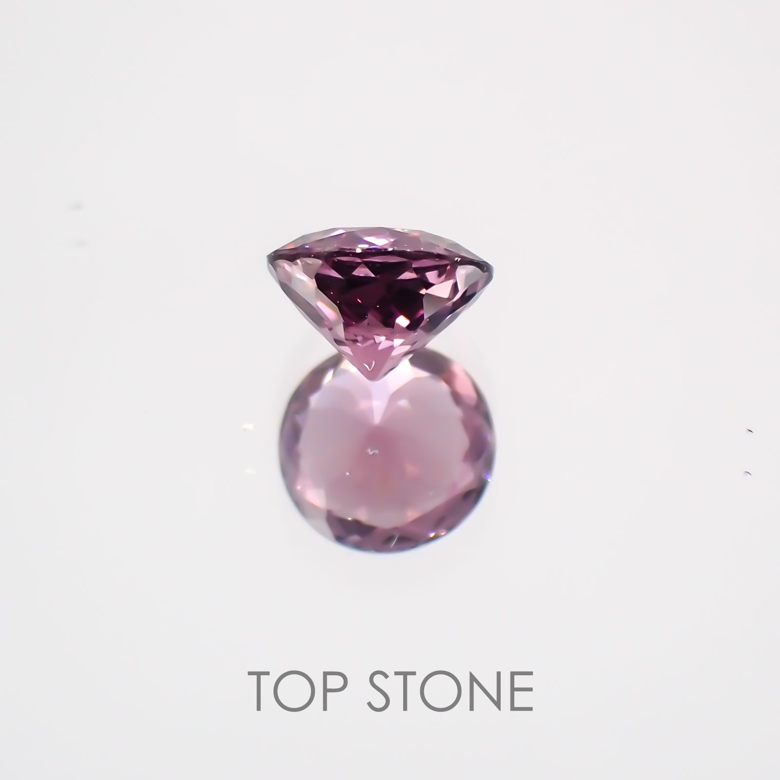 ホットピンクスピネル ビルマ産 ルース 0.36ct[210210026]4.4×4.3mm前後