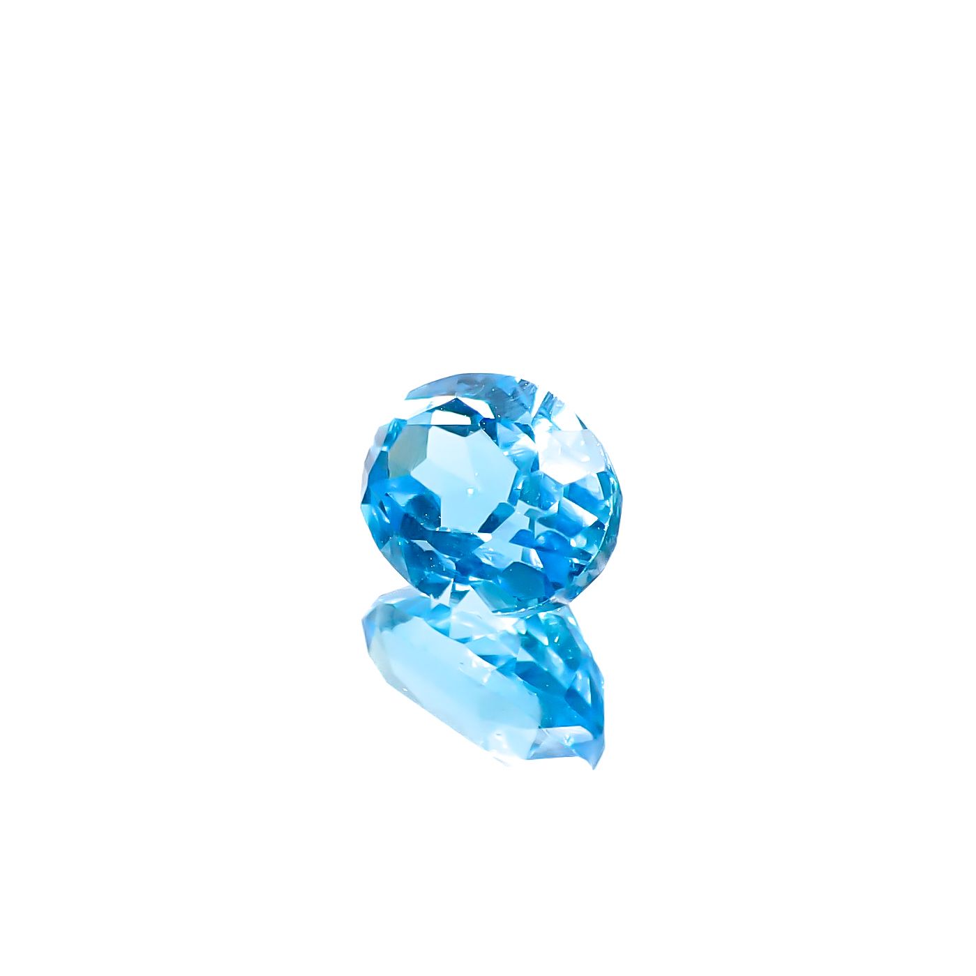 スイスブルートパーズ ブラジル産 1.92ct [241229579]8.1x6.2mm前後