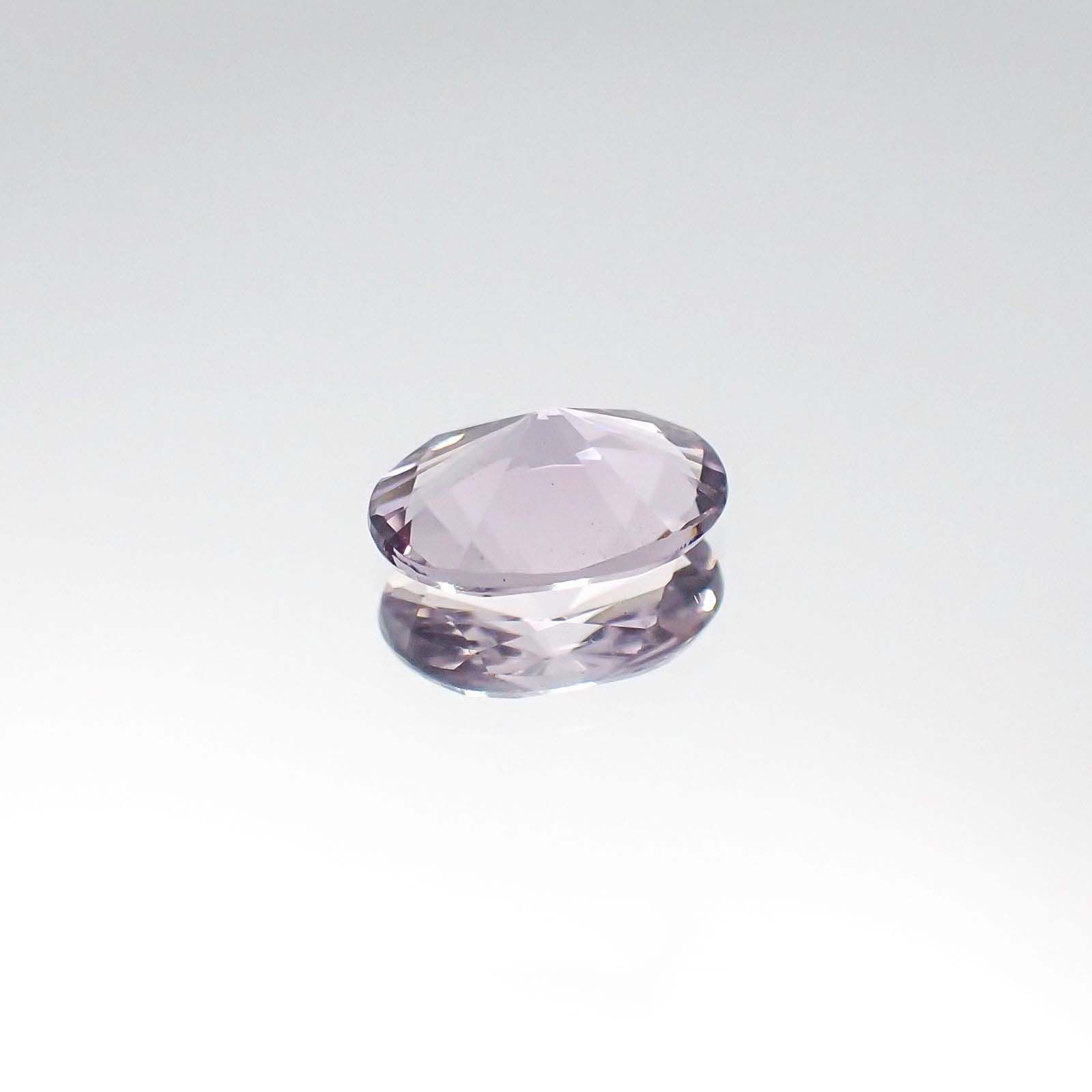マリアライト(宝石名パープル・スキャポライト)タンザニア産 0.53ct 識別済[230722925]7.1x4.9mm前後