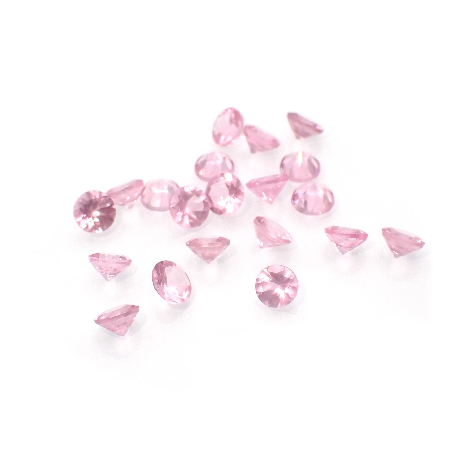 ◆ランダムセレクト-Limited edition-◆<先着20個>シルキーピンクスピネル タンザニア産 約0.16-0.21ct[230722727]3.3-3.5x3.3-3.5mm前後