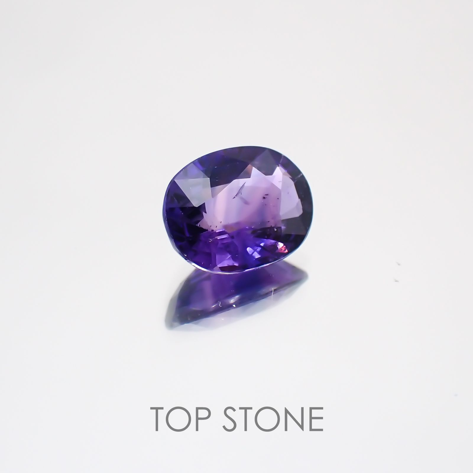 パープルサファイア マダガスカル産 ルース 1.33ct[19111534]7.5×5.7mm前後